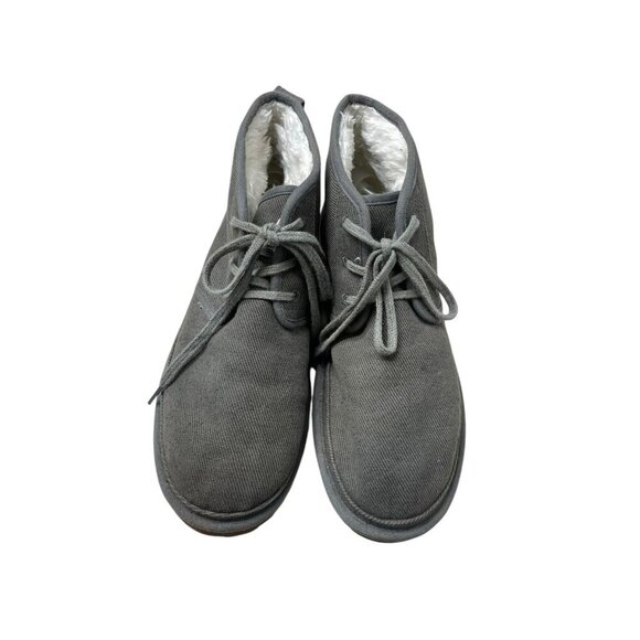 Ugg Neumel Natural Chukka Boot Mens Size 13 US Hemp Cotton Gray Lined - Picture 2 of 10